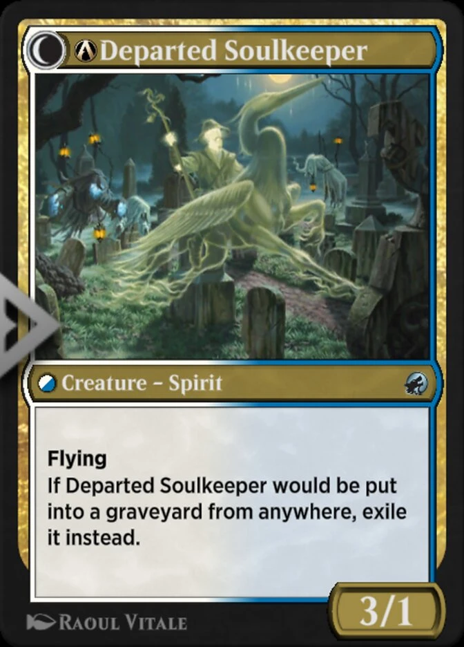 A-Devoted Grafkeeper // A-Departed Soulkeeper — other side