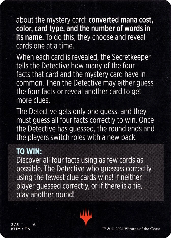 Booster Sleuth // Booster Sleuth (cont'd) — other side