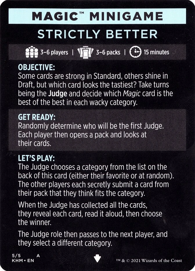 Strictly Better // Strictly Better (cont'd)