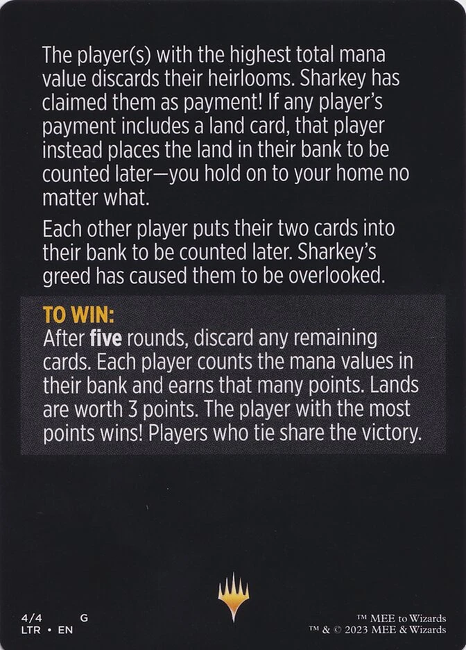 Sharkey's Tithe // Sharkey's Tithe (cont'd) — other side