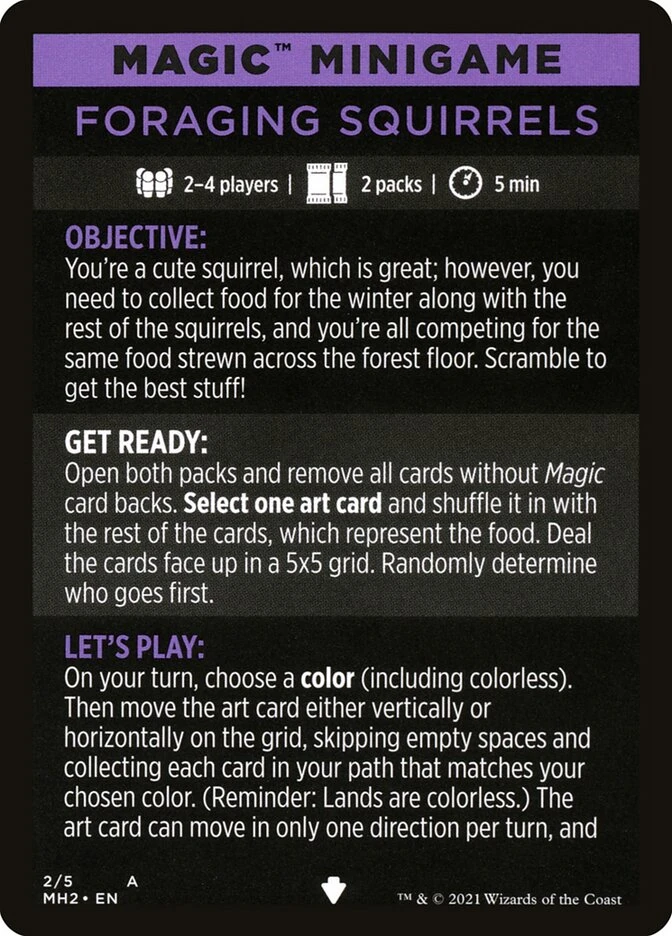Foraging Squirrels // Foraging Squirrels (cont'd)