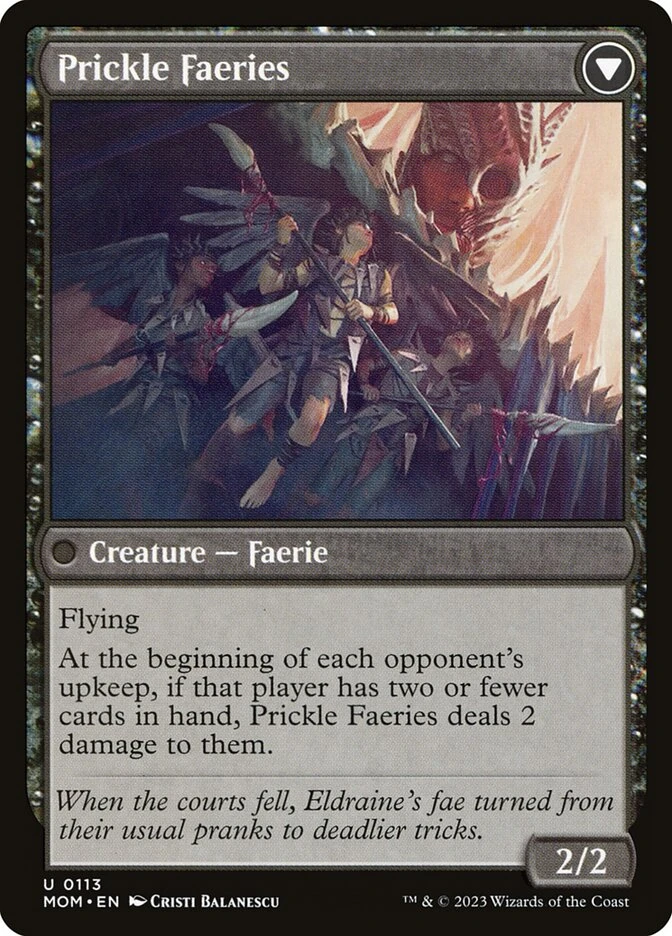 Invasion of Eldraine // Prickle Faeries — other side