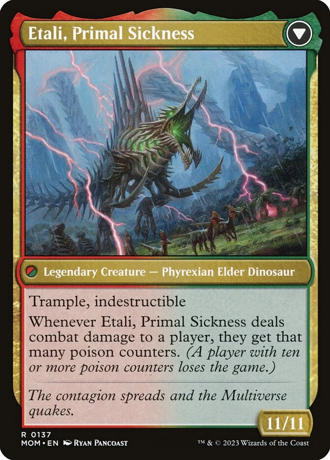 Etali, Primal Conqueror // Etali, Primal Sickness — other side
