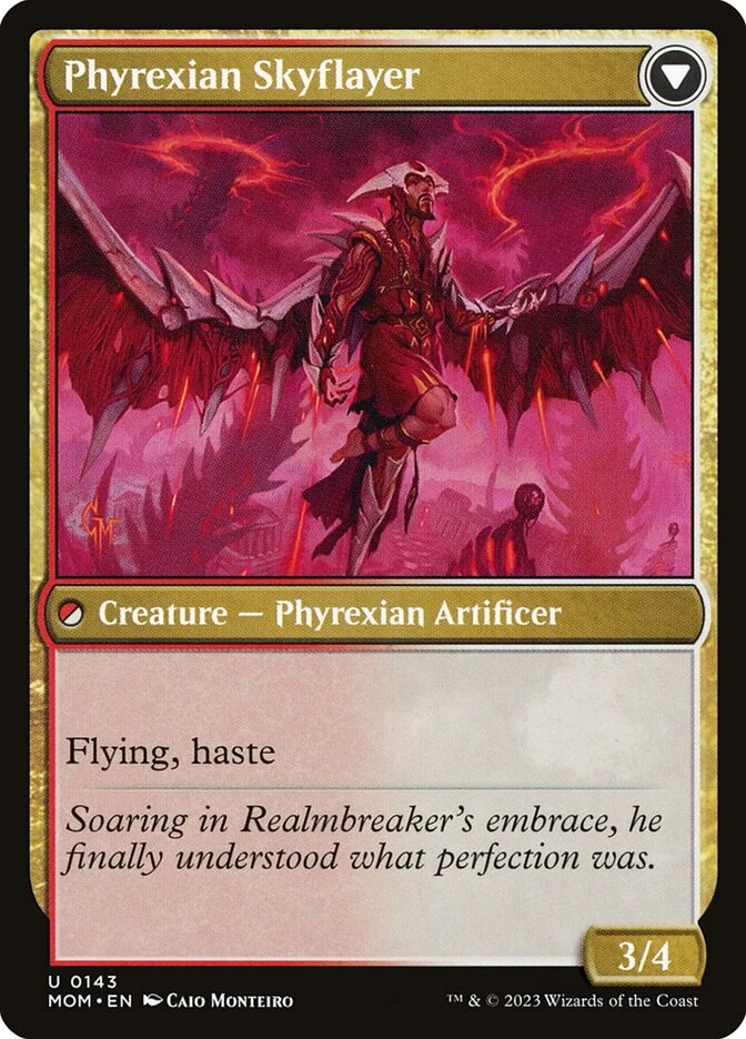 Harried Artisan // Phyrexian Skyflayer — other side