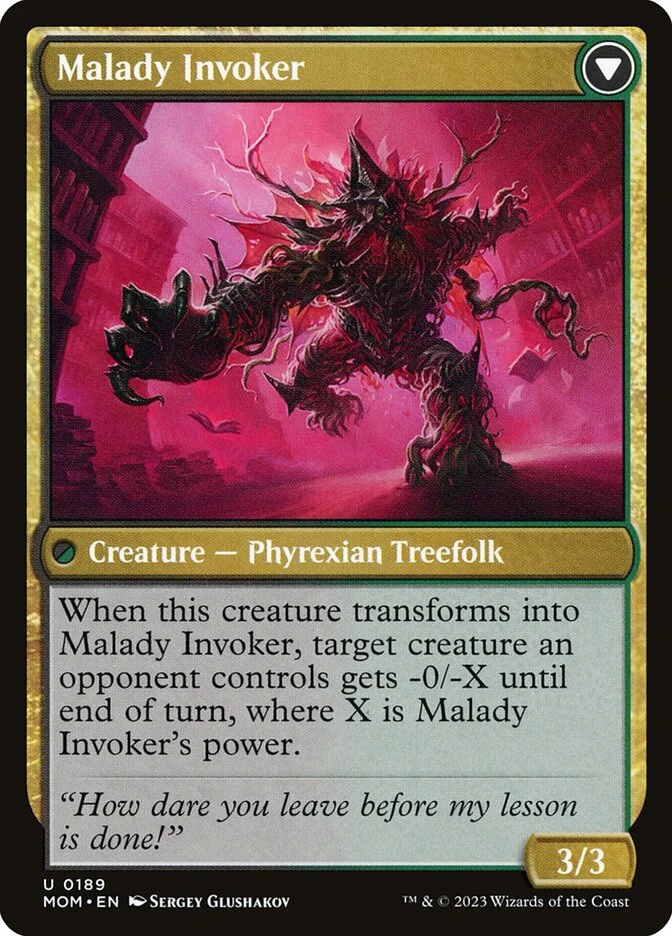 Herbology Instructor // Malady Invoker — other side