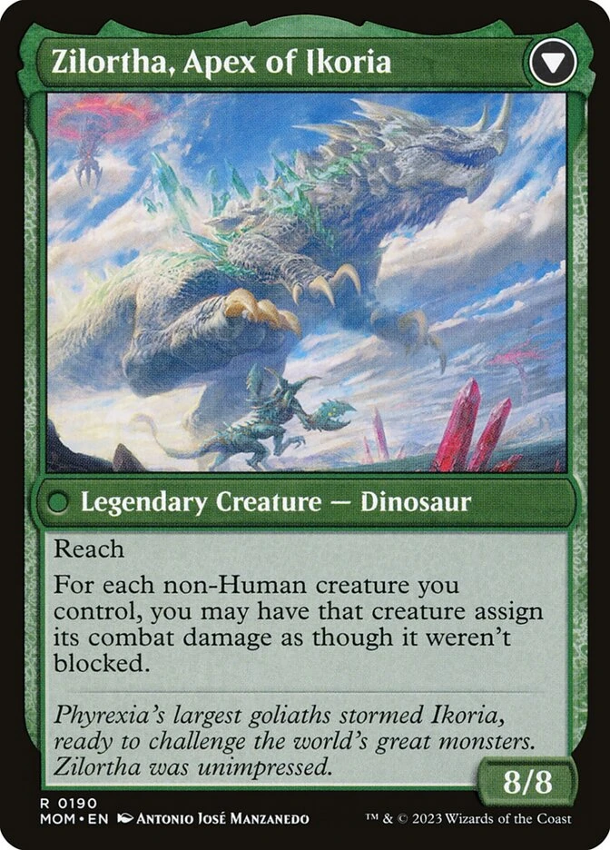 Invasion of Ikoria // Zilortha, Apex of Ikoria — other side