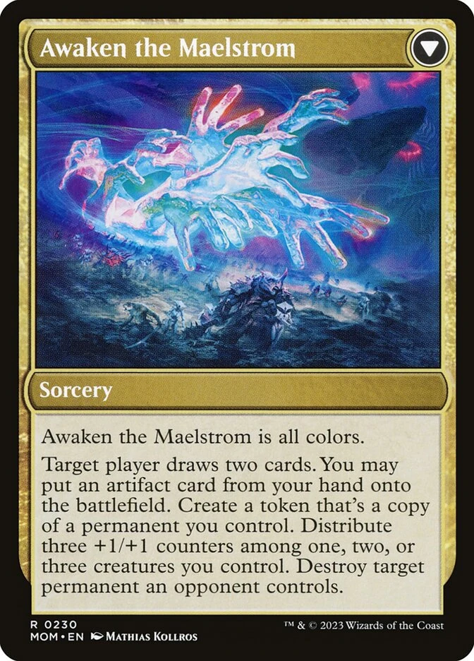 Invasion of Alara // Awaken the Maelstrom — other side