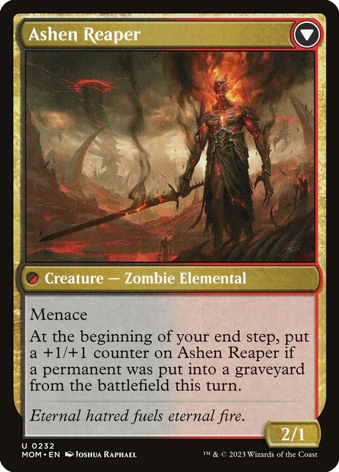 Invasion of Azgol // Ashen Reaper — other side