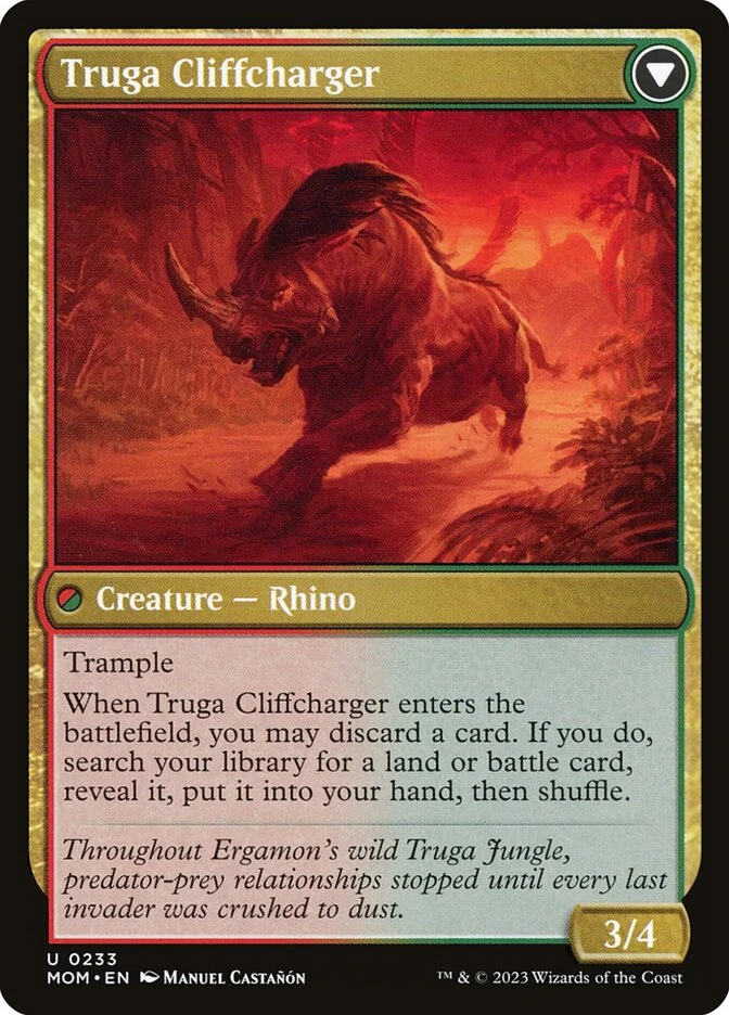 Invasion of Ergamon // Truga Cliffcharger — other side