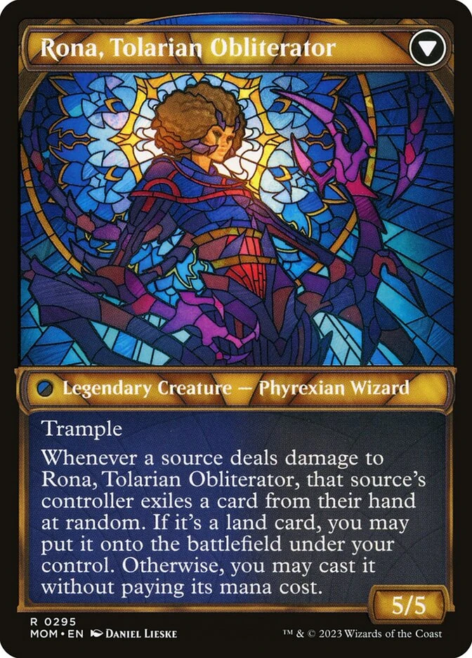 Rona, Herald of Invasion // Rona, Tolarian Obliterator — other side