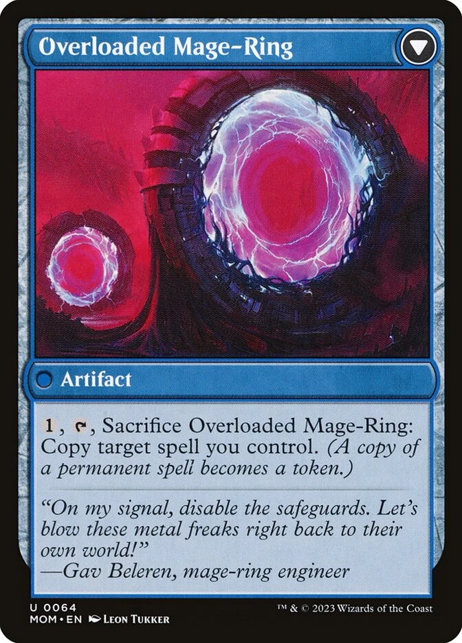 Invasion of Vryn // Overloaded Mage-Ring — other side