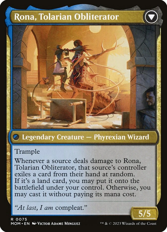 Rona, Herald of Invasion // Rona, Tolarian Obliterator — other side