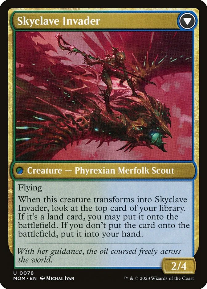 Skyclave Aerialist // Skyclave Invader — other side