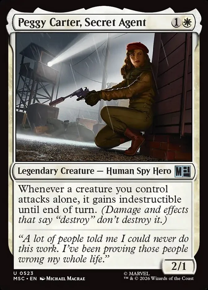 Peggy Carter, Secret Agent