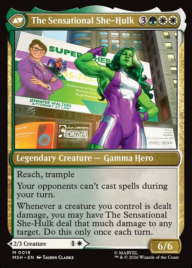 Jennifer Walters // The Sensational She-Hulk — other side