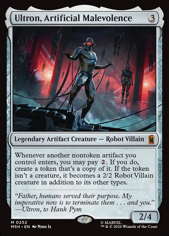 Ultron, Artificial Malevolence