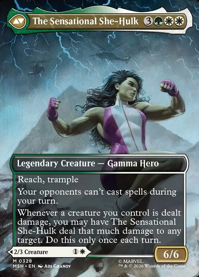 Jennifer Walters // The Sensational She-Hulk — other side