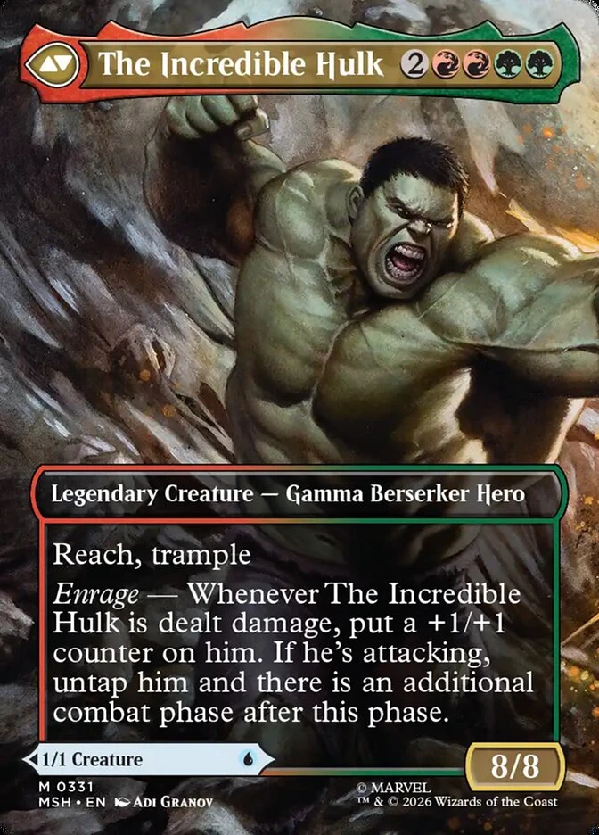 Bruce Banner // The Incredible Hulk — other side
