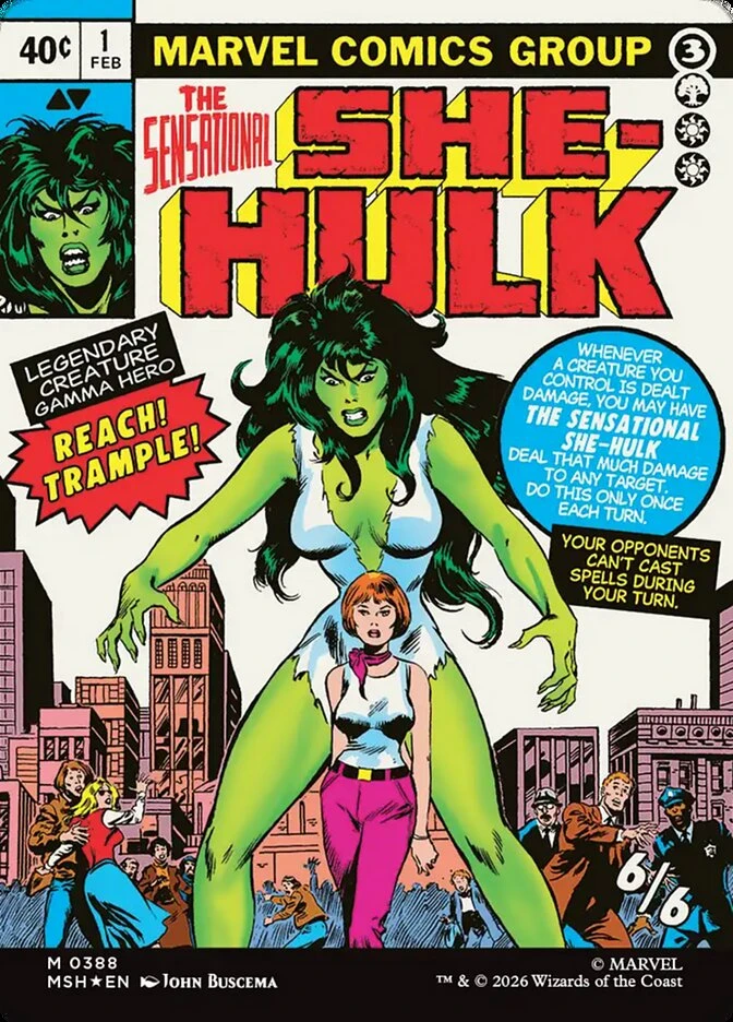 Jennifer Walters // The Sensational She-Hulk — other side