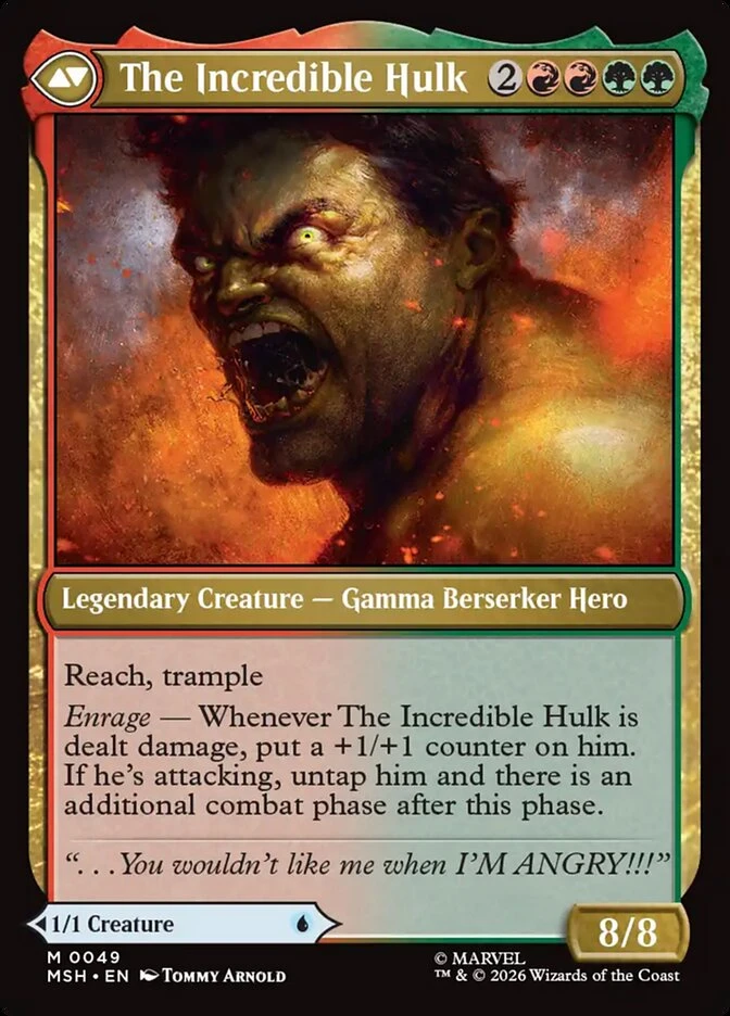 Bruce Banner // The Incredible Hulk — other side