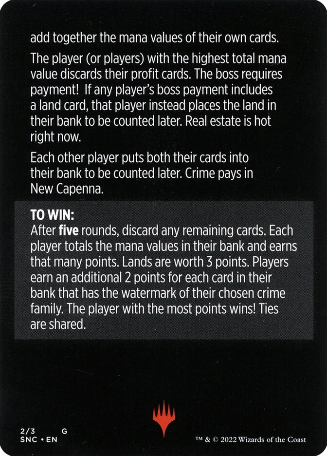 Demon's Due (minigame) // Demon's Due (cont'd) — other side