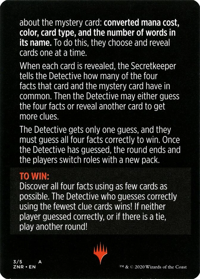 Booster Sleuth // Booster Sleuth (cont'd) — other side