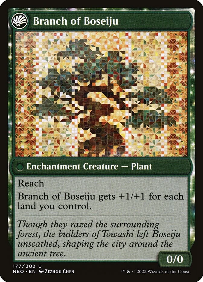 Boseiju Reaches Skyward // Branch of Boseiju — other side