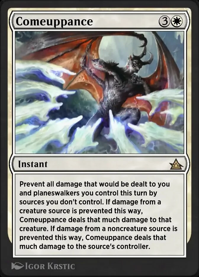 Comeuppance
