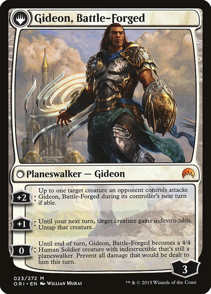 Kytheon, Hero of Akros // Gideon, Battle-Forged — other side