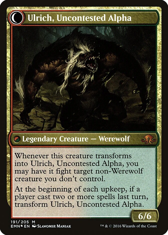Ulrich of the Krallenhorde // Ulrich, Uncontested Alpha — other side