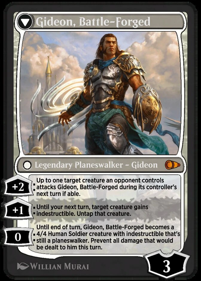 Kytheon, Hero of Akros // Gideon, Battle-Forged — other side