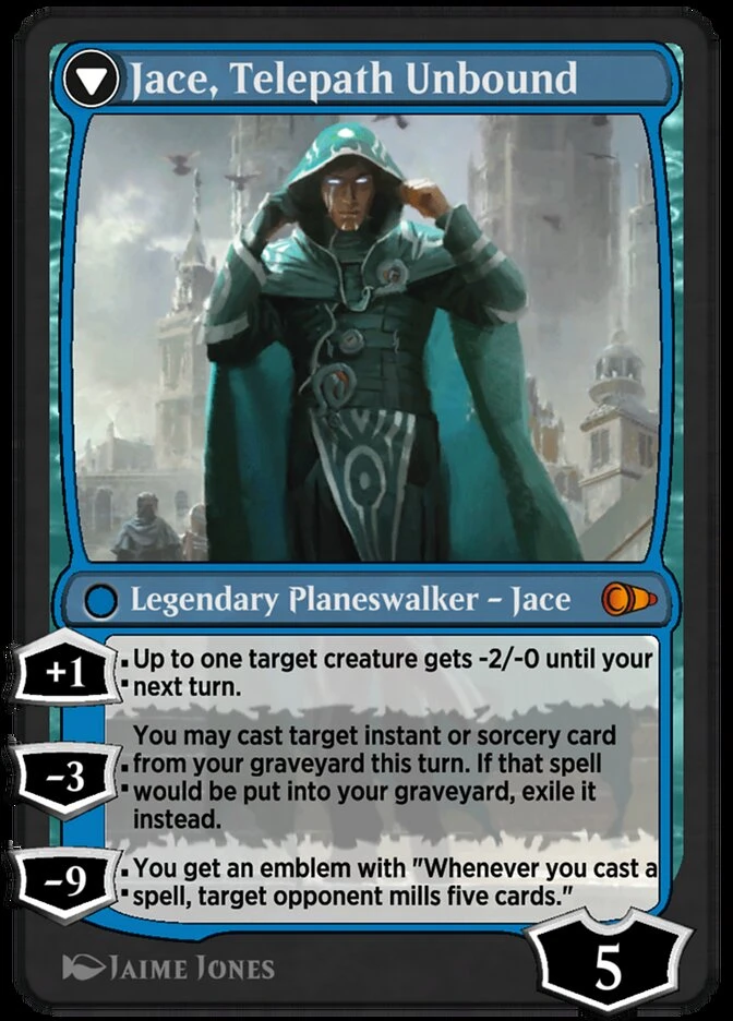 Jace, Vryn's Prodigy // Jace, Telepath Unbound — other side