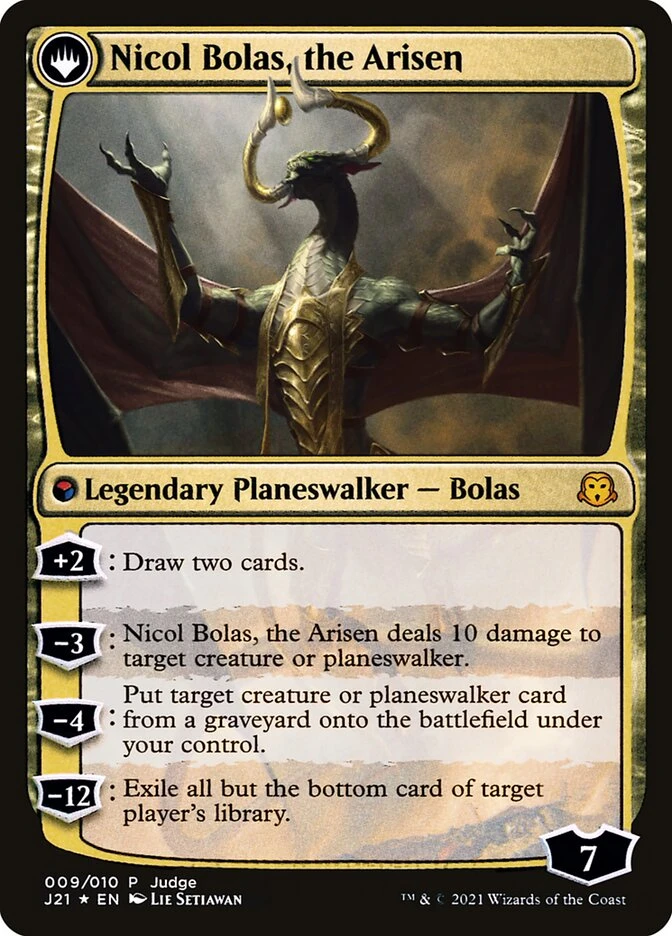 Nicol Bolas, the Ravager // Nicol Bolas, the Arisen — other side
