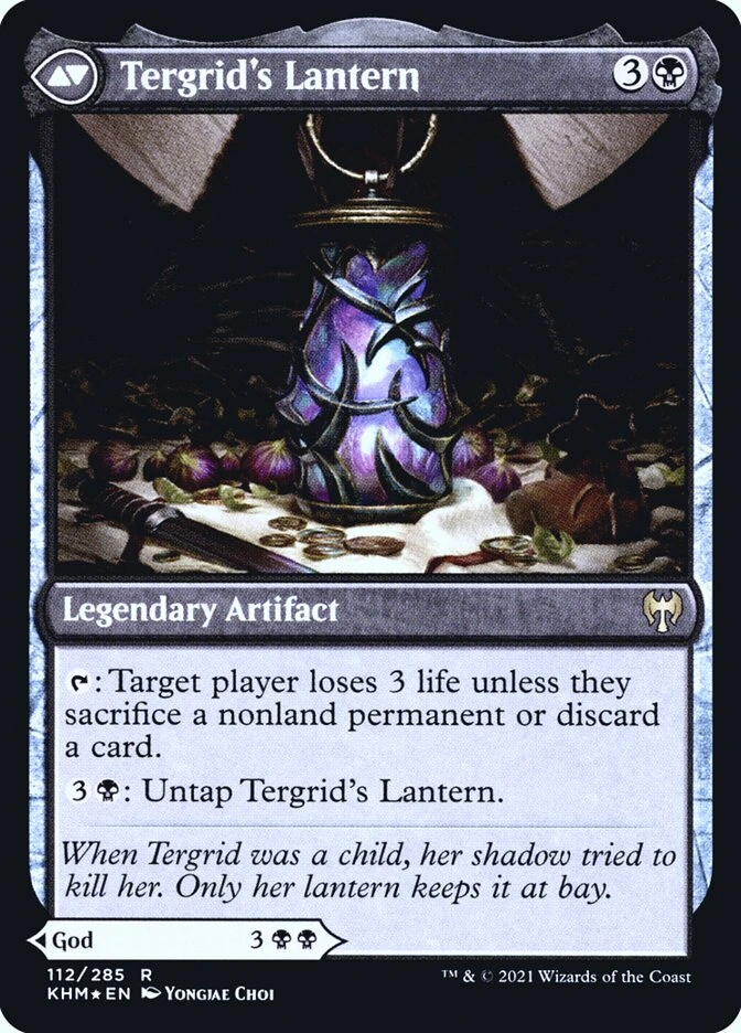 Tergrid, God of Fright // Tergrid's Lantern — other side