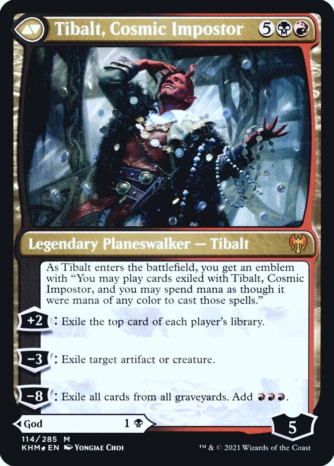 Valki, God of Lies // Tibalt, Cosmic Impostor — other side