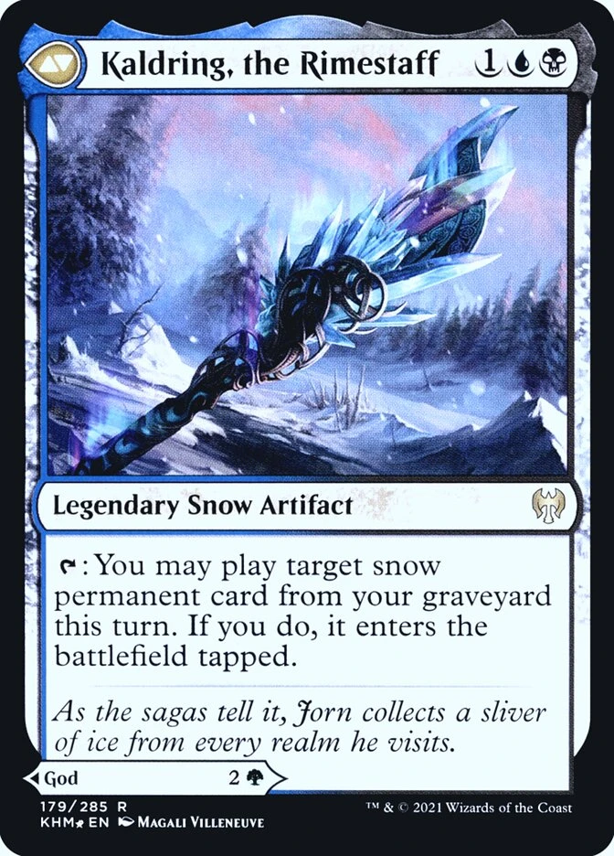 Jorn, God of Winter // Kaldring, the Rimestaff — other side
