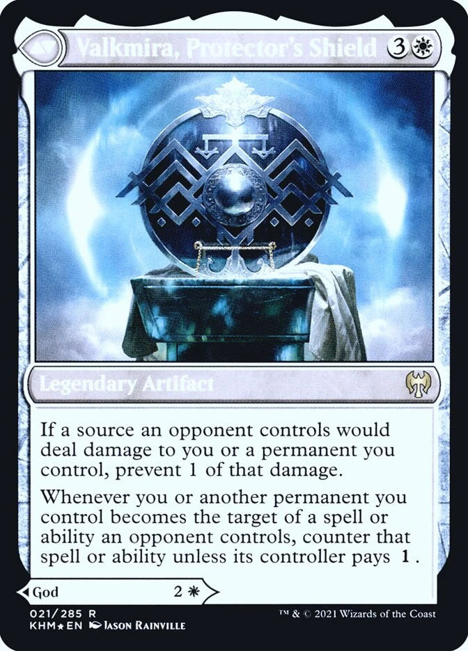 Reidane, God of the Worthy // Valkmira, Protector's Shield — other side