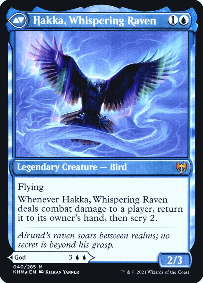 Alrund, God of the Cosmos // Hakka, Whispering Raven — other side