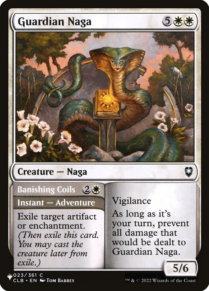 Guardian Naga // Banishing Coils
