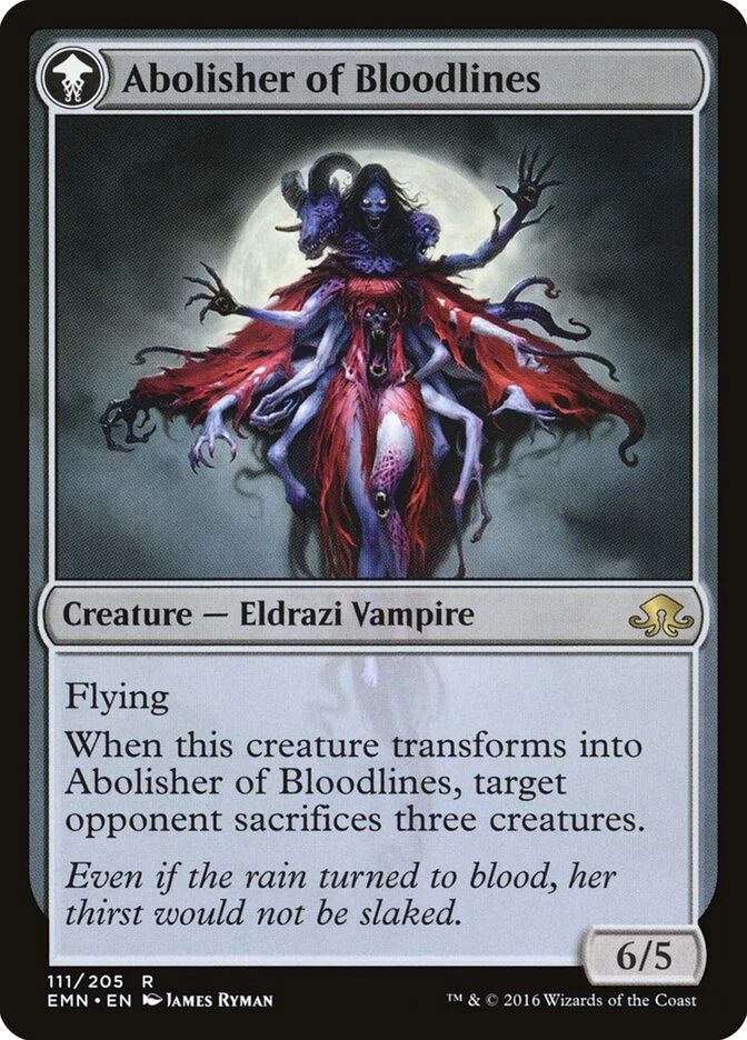 Voldaren Pariah // Abolisher of Bloodlines — other side
