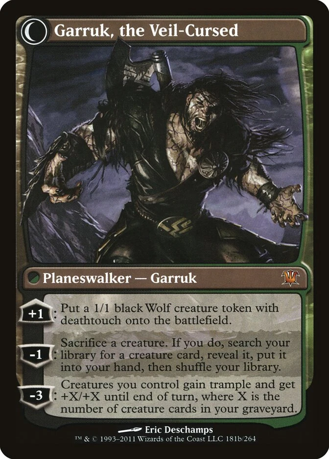 Garruk Relentless // Garruk, the Veil-Cursed — other side
