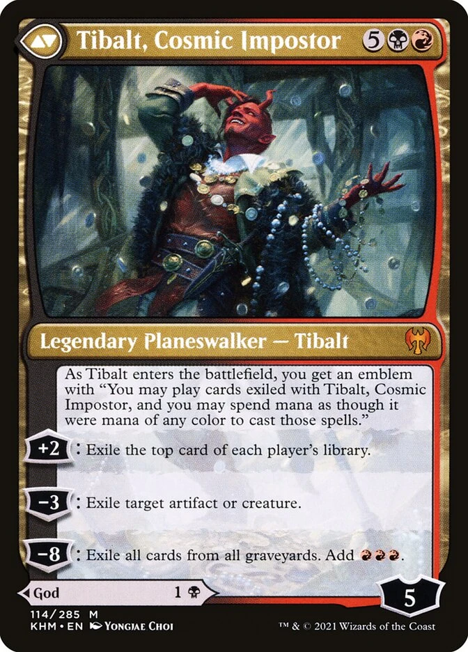 Valki, God of Lies // Tibalt, Cosmic Impostor — other side