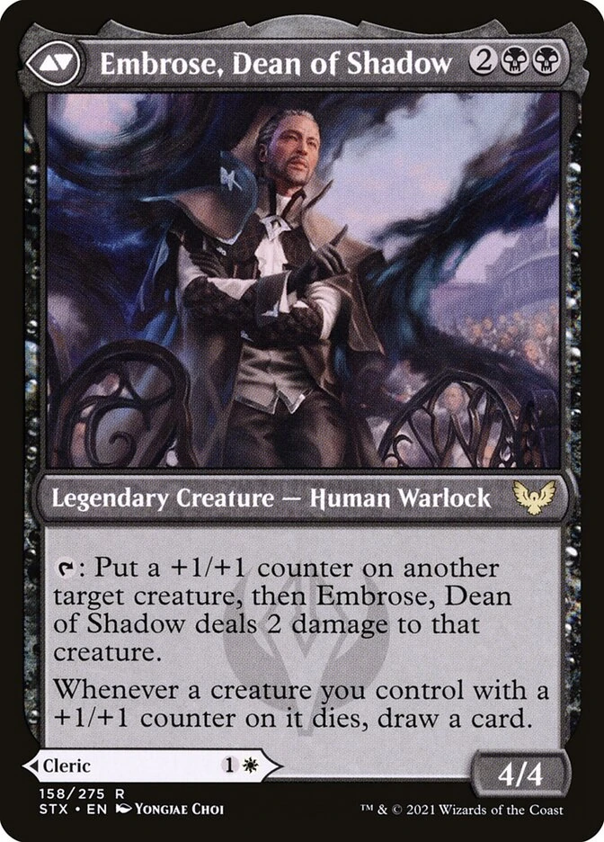 Shaile, Dean of Radiance // Embrose, Dean of Shadow — other side