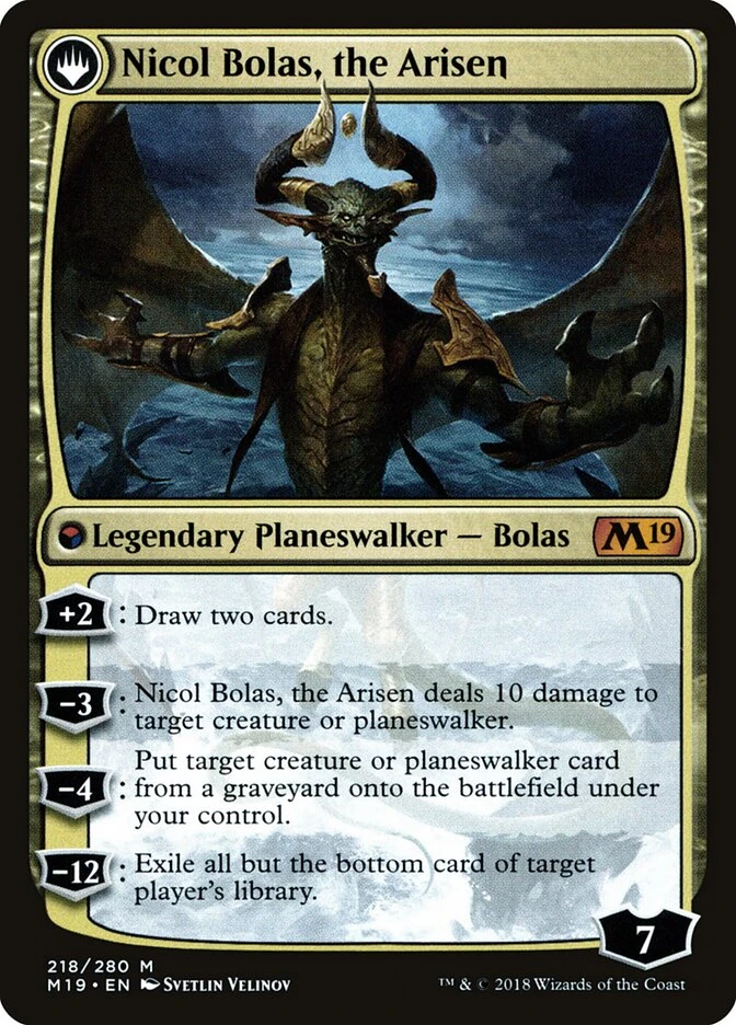 Nicol Bolas, the Ravager // Nicol Bolas, the Arisen — other side