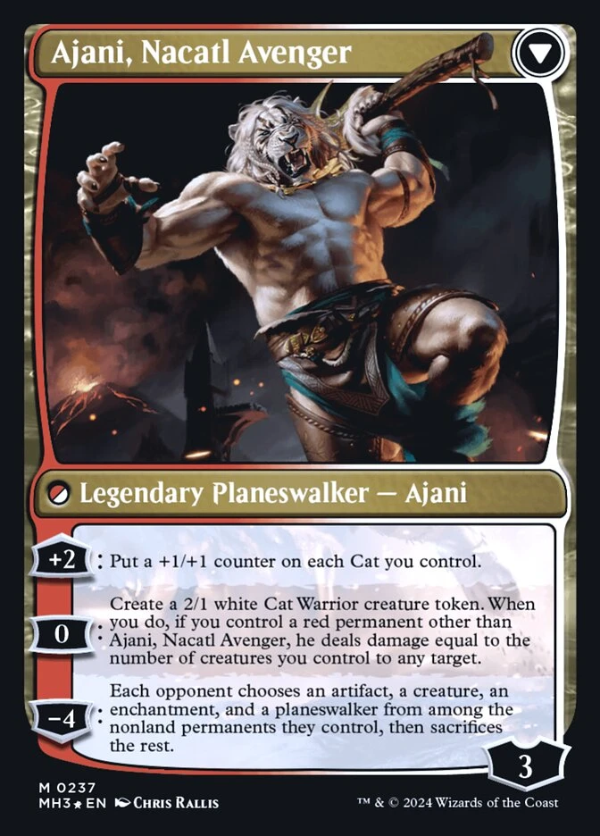 Ajani, Nacatl Pariah // Ajani, Nacatl Avenger — other side