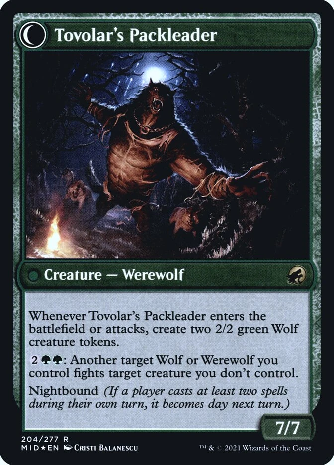 Tovolar's Huntmaster // Tovolar's Packleader — other side