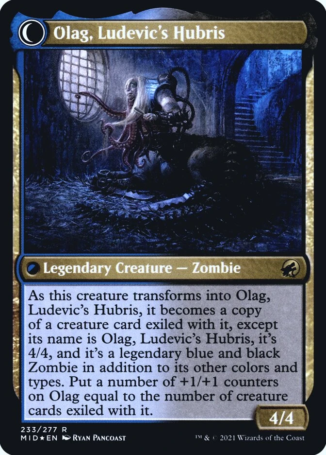 Ludevic, Necrogenius // Olag, Ludevic's Hubris — other side