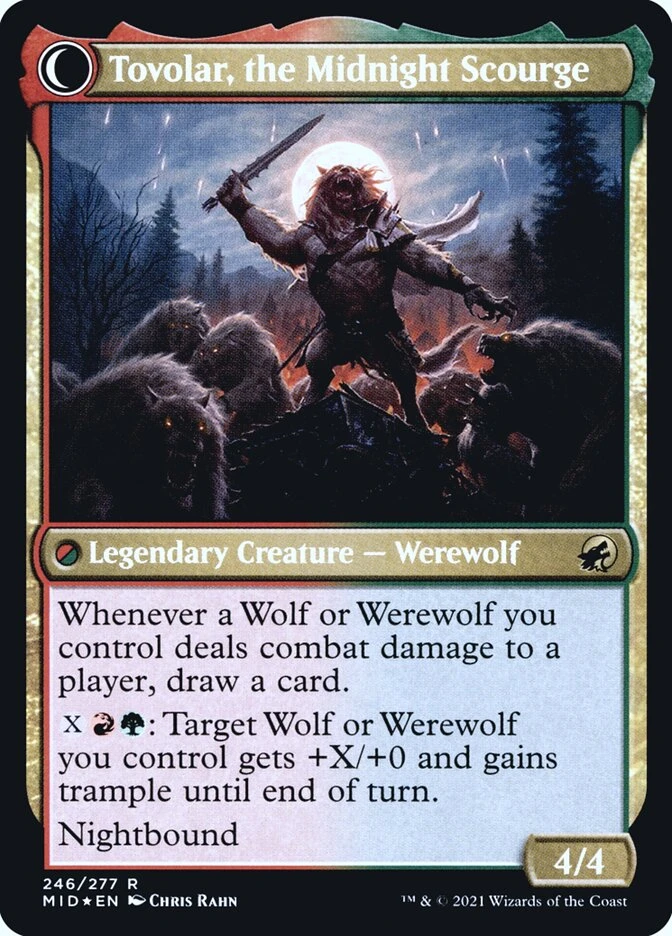 Tovolar, Dire Overlord // Tovolar, the Midnight Scourge — other side