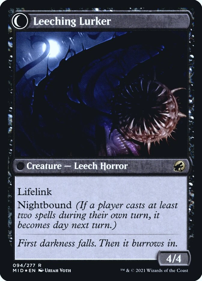 Curse of Leeches // Leeching Lurker — other side