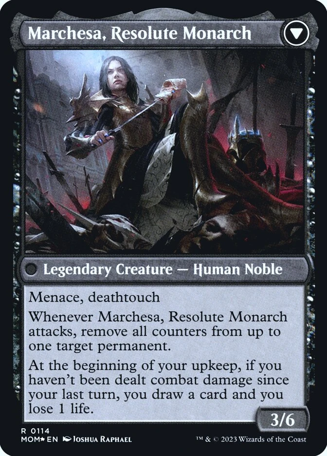 Invasion of Fiora // Marchesa, Resolute Monarch — other side